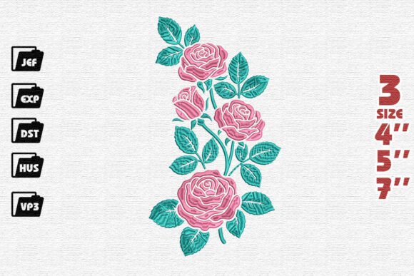 Elegant Rose Embroidery: A Designer’s Review