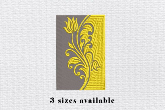 Golden Floral Border Embroidery Review