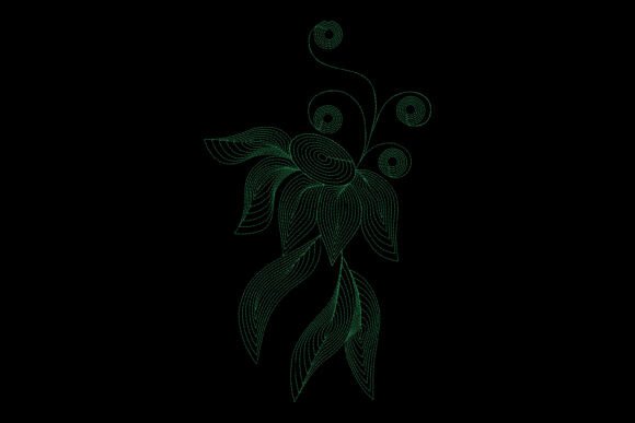 Review: Abstract Linework Flower for Boutique Apparel