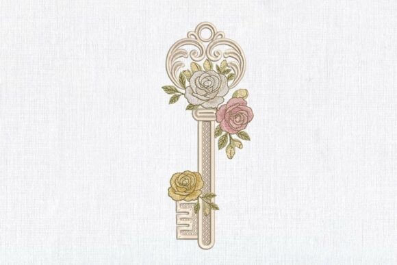 Review: Floral Key Rose Wedding Valentine Design