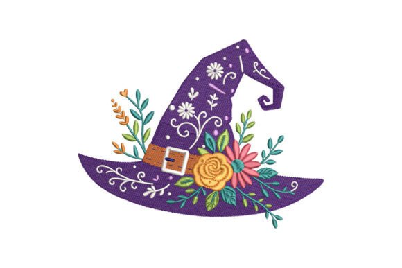 Review: Floral Witch Hat Embroidery File
