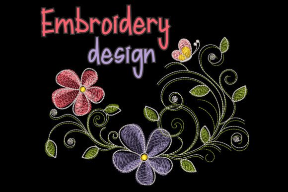 Review: Flower Butterfly Embroidery Design for Holiday Sales