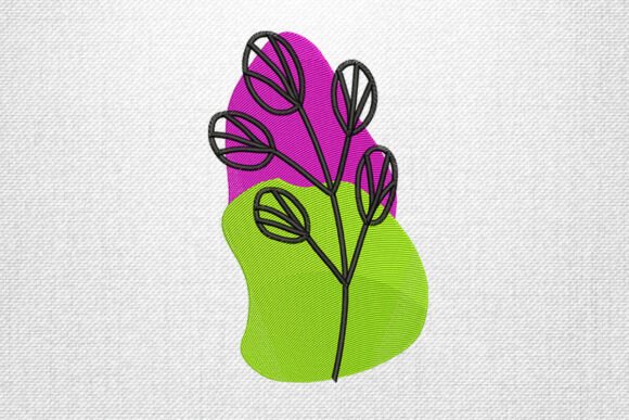 Review: Green Purple Abstract Flower for Craft Fairs