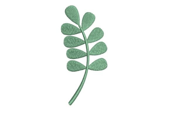 Review: Textured Botanical Leaf Branch Embroidery