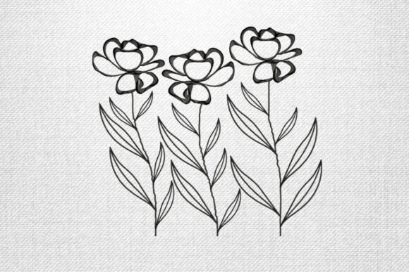 Review: Triple Bloom Floral Embroidery Design