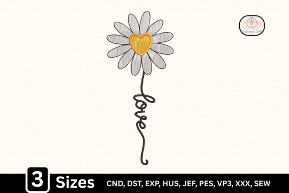 Reviewing Floral Line Art Daisy Heart Design