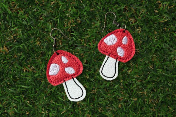 Reviewing the Mushroom Toadstool ITH Feltie Applique
